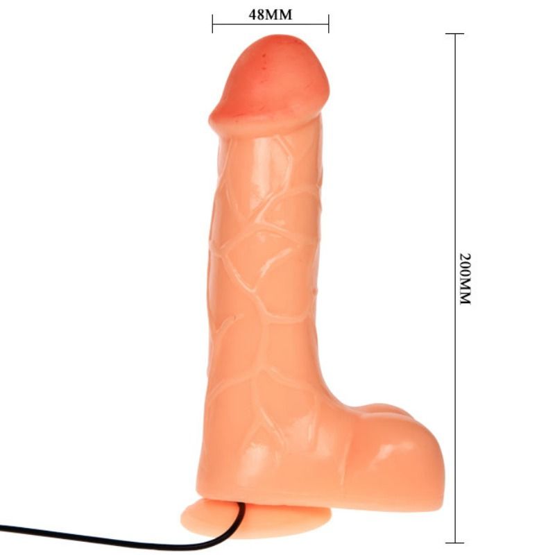 BAILE - INTREPID EMPEROR DILDO REALISTICO VIBRADOR 20 CM