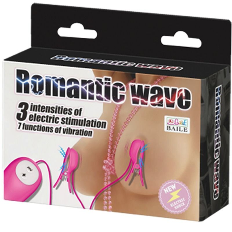 BAILE - ROMANTIC WAVE PIZAS CON VIBRACION Y ELECTROSHOCK FUCSIA