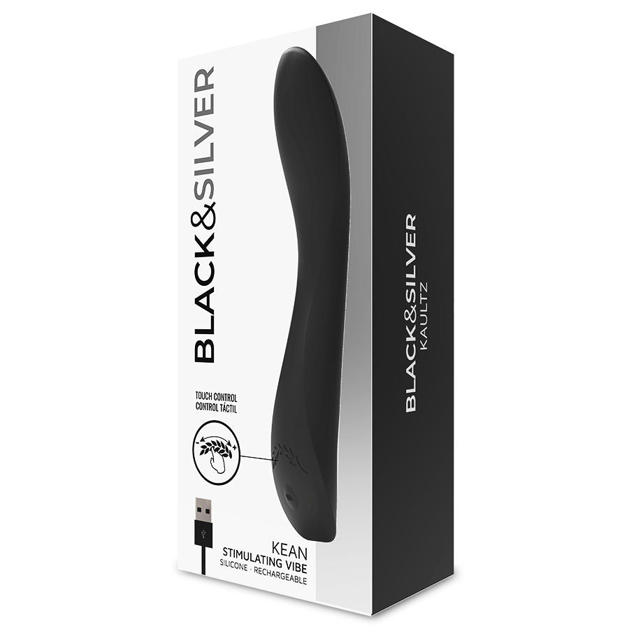 BLACK&SILVER - KEAN VIBRADOR TOUCH CONTROL