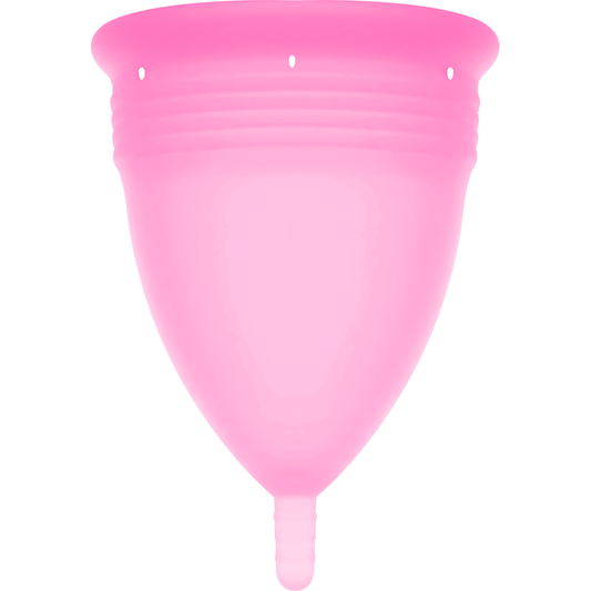 STERCUP - COPA MENSTRUAL FDA SILICONA ROSA - TALLA S