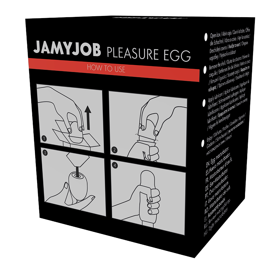 JAMYJOB - HUEVO MASTURBADOR DISCRETO VERSION BLACK TRY