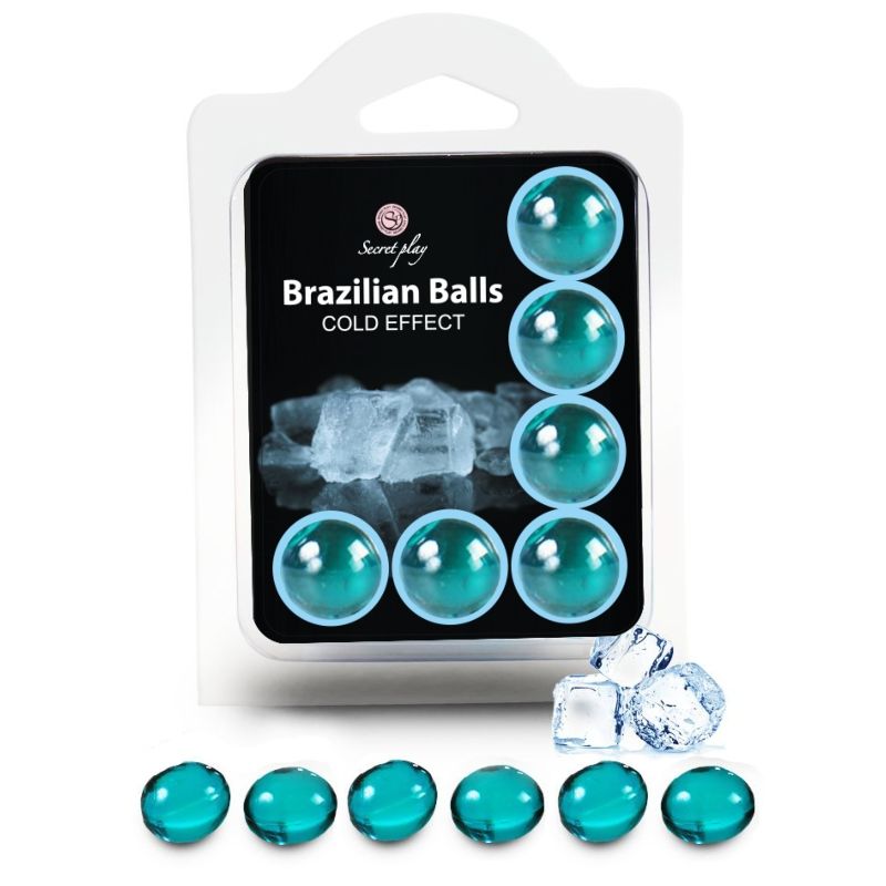 SECRETPLAY - SET 6 BRAZILIAN BALLS EFECTO FRIO