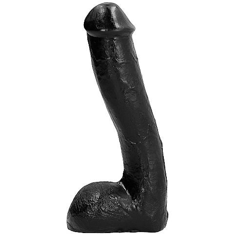 ALL BLACK - PENE REALÍSTICO ANAL 23 CM