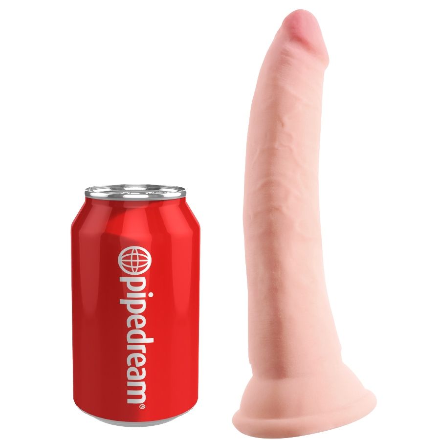 KING COCK - DILDO TRIPLE DENSIDAD 18 CM