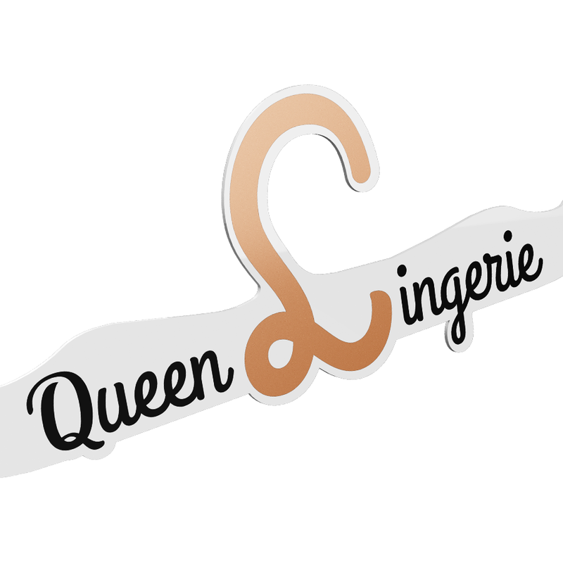 QUEEN LINGERIE - PERCHA PARA LENCERIA 27.5 CM 1 UNIDAD