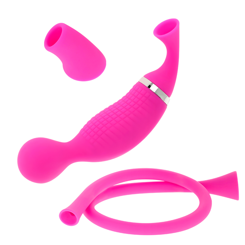 MORESSA - KIRK DUO SUCCIONADOR + MASAJEADOR MULTI PRESTACIONES PREMIUM SILICONE RECARGABLE